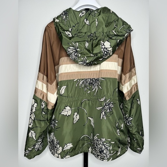 Moncler Floral Print Rain Jacket - Style Meets Function in Every Drop - Picture 4 of 11